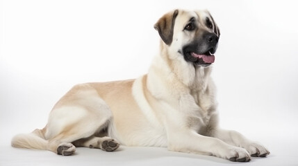 Obraz premium Anatolian shepherd dog lying on the floor.