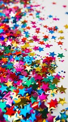 Festive Star Confetti Celebration
