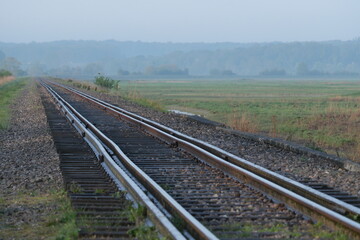 Paysage de chemin de fer