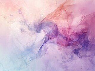 Fototapeta premium Abstract pastel colors swirling together in a gentle flowing composition.