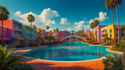 Fototapeta premium City of Palm Coast Florida