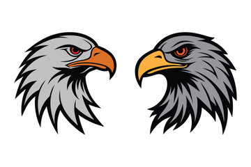 Eagle Mascot Vector Collection: High-Quality Graphic Design Art.Eagle Logo Set: Premium Vector Design Mascot Illustrations.