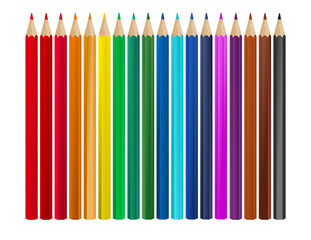 Colored pencils - vector illustration