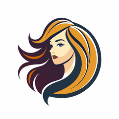 Innovative and petite: Logo design for a women's beauty salon in modern colors.