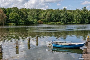 Sommertag an einem See im Münsterland