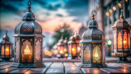 Obraz premium Blur image of a woman in medieval costume in the Cathedral of St. Peter and Paul AI generated