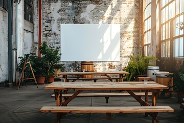 Rustic Outdoor Event Banner Mockup