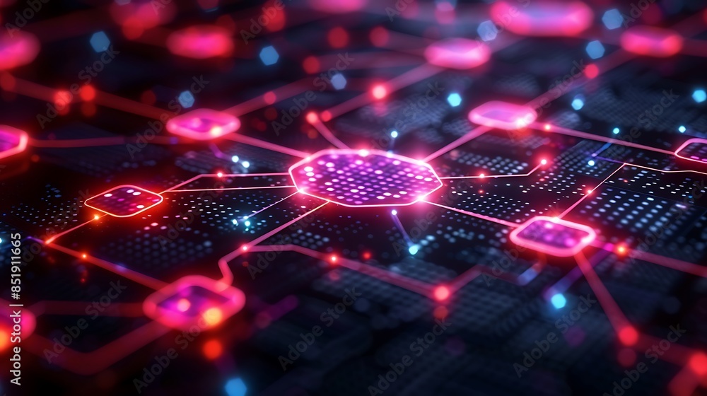 Aufkleber graphics showing connected network