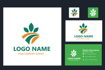 Landscape Environmental vector logo template