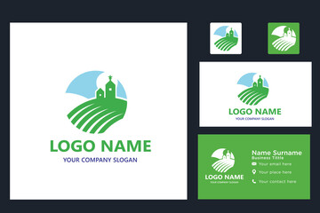 Landscape Environmental vector logo template