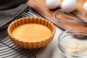 タルトケーキ作りの材料
