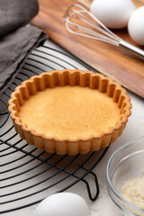 タルトケーキ作りの材料