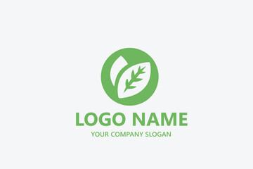  leaf logo design ready vector template
