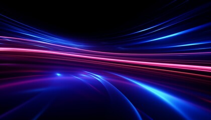 abstract background with neon lights rays lines