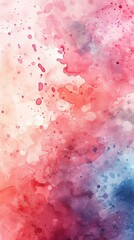 Obraz premium A soft and artistic background with watercolor splashes and gradients in pastel hues, blending seamlessly