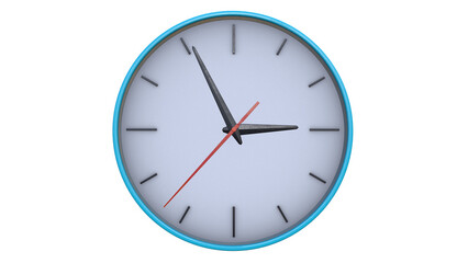 Wall Clock 3d model render