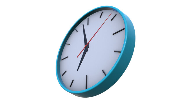 Wall Clock 3d model render