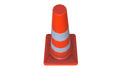 Traffic Cone 3d model render