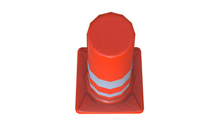 Traffic Cone 3d model render