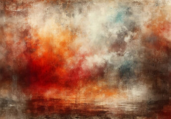 Wallpaper, verwischt,, mit rot, orange, beige und grau, grunge, Hintergrund oder Textur