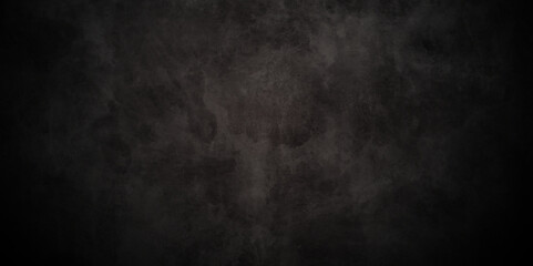 Abstract black stone wall texture grunge rock surface. dark gray background backdrop. wide panoramic banner. old wall stone for dark black distressed grunge background wallpaper rough concrete wall.