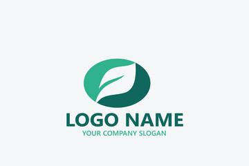  leaf logo design ready vector template