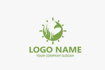 Landscape Environmental vector logo template