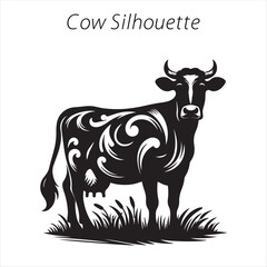 cow silhouette