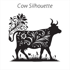 cow silhouette