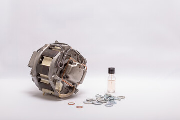 parts and assemblies of the stator of an electric machine, design and types of windings