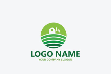 Landscape Environmental vector logo template