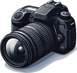 digital camera isolated on white