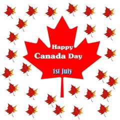 Happy Canada Day social media Post Or beautiful template 