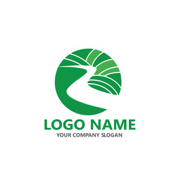 Landscape Environmental vector logo template