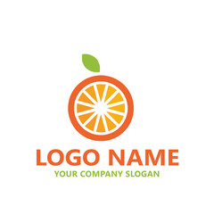 organic fruits and vegetables  logo vector