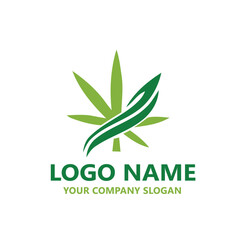  leaf logo design ready vector template