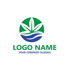  leaf logo design ready vector template