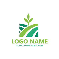 Landscape Environmental vector logo template