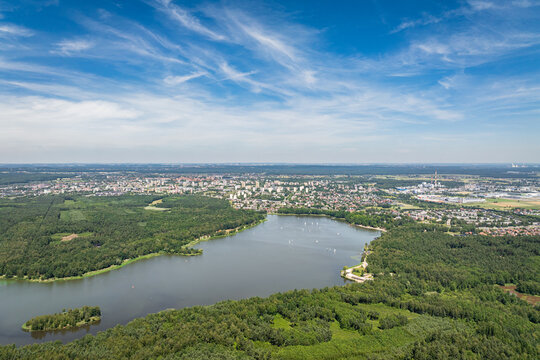 Paprocany - Panorama miasta tychy