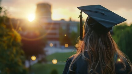 Graduation. Congratulations on the day of graduation at the university