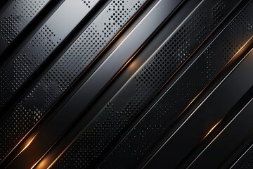 Futuristic High Tech Lined Background with Metallic