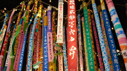 Tanabata Night: Bilingual Wishes in English and Japanese
Celebrate Tanabata night with wishes inscribed in both English and Japanese, lighting up the sky with hopes and dreams.