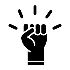 Empowerment Glyph Icon