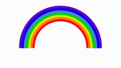 Colorful rainbow, colorful background, sunlight, colorful illustration background,