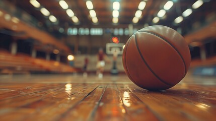 Basketball on the playing field