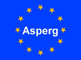 Illustration einer Europaflagge mit der Aufschrift 