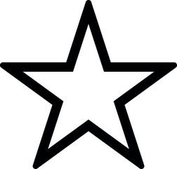 Star Icon set. rating icon vector. favourite star icon