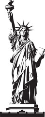 statue of liberty vector silhouette