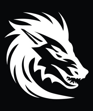 Flying Dragon Silhouette