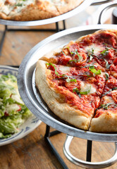 Neopolitan Pizza on a Table